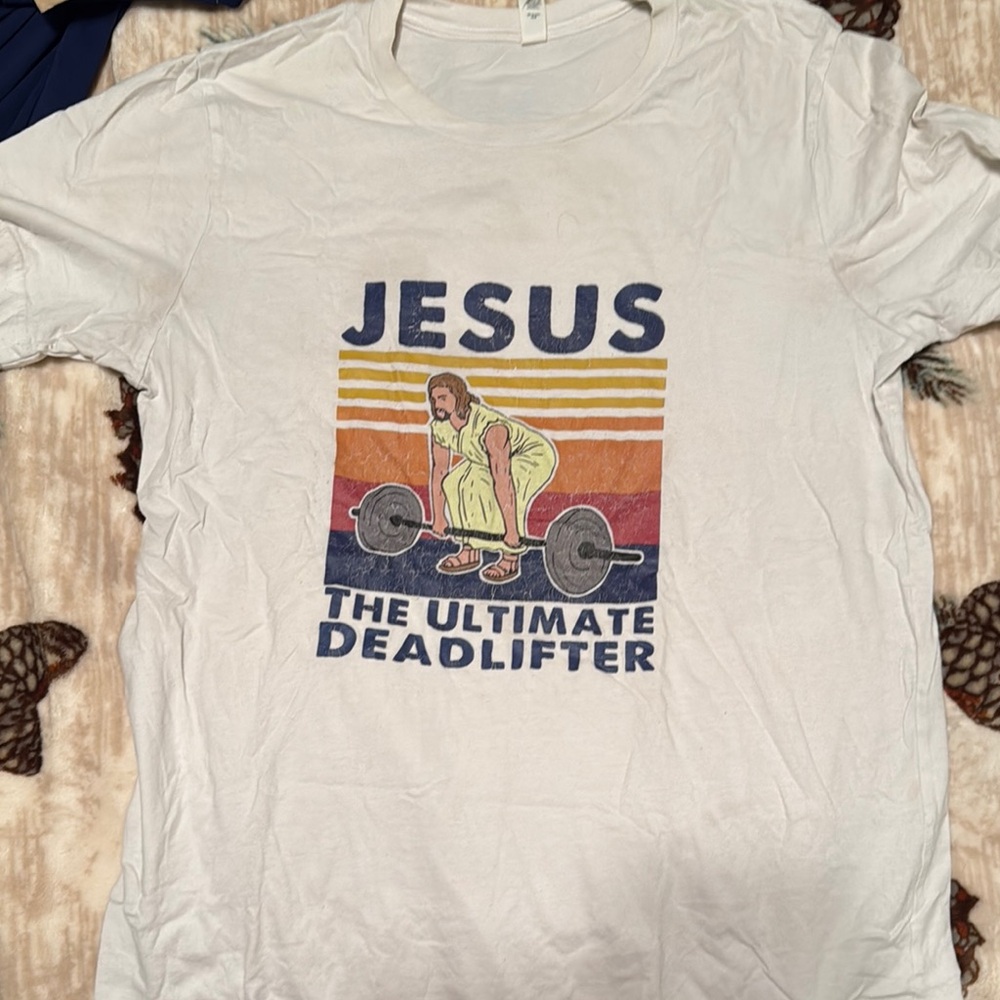 White Graphic Men's Shirt